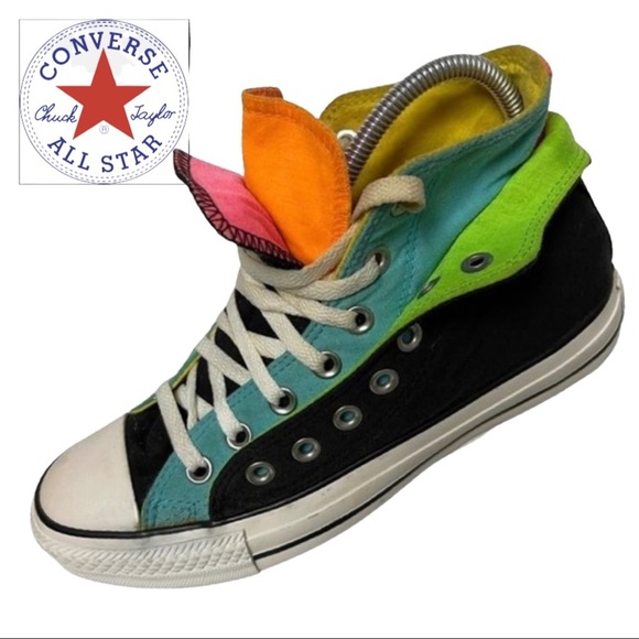 Converse All Star Retro Multi-Colored Sneakers Size 6